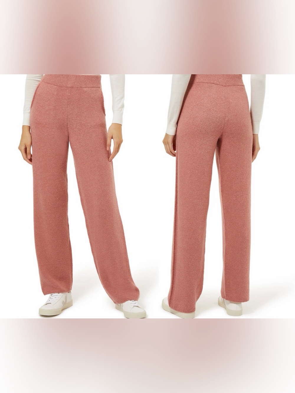 rag & bone Elsa Knit Pants - Mauve